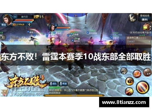 东方不败！雷霆本赛季10战东部全部取胜